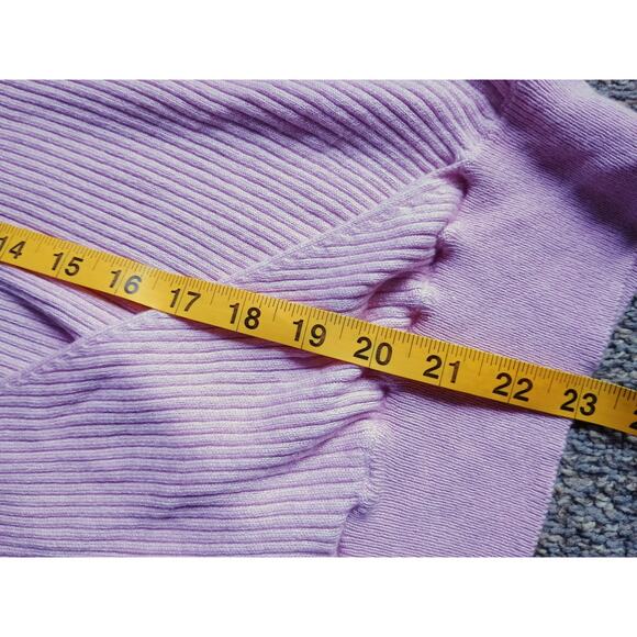 Leith Rib Wrap Sweater pink ballet Core coquette girl romantical pilates casual - Picture 11 of 12